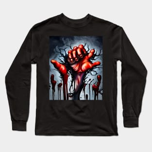 scary hand Long Sleeve T-Shirt